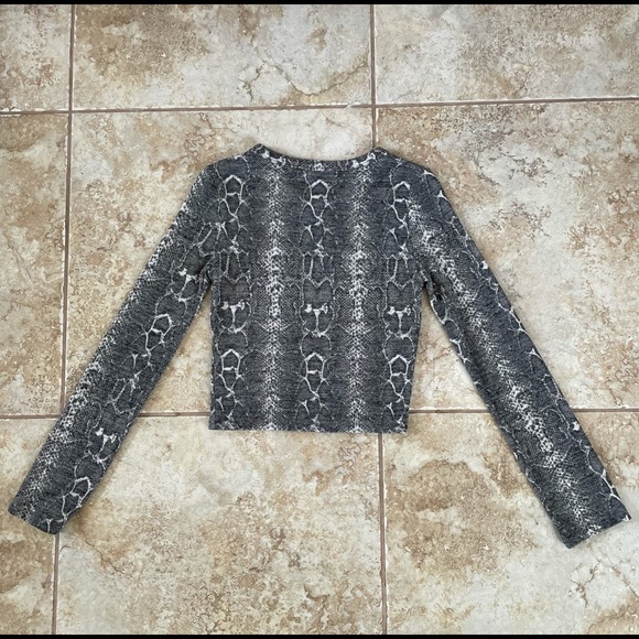 Snake pattern sweater top from Zara - Picture 4 of 4